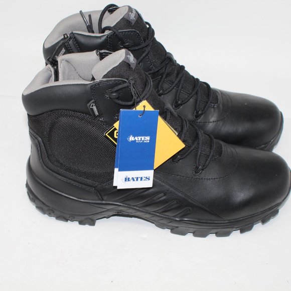 Bates Delta 6 Gore-Tex NWT Mens 14 Black Leather Superwork Side Zip Boots E02905 - Picture 2 of 12